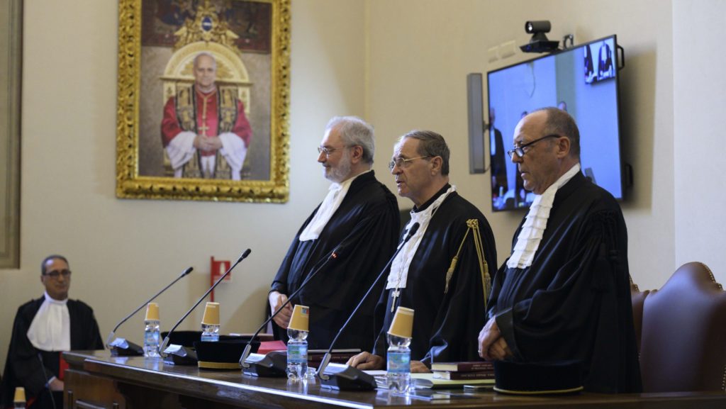 Vatican appeals court declares partial mistrial in Cardinal Becciu trial